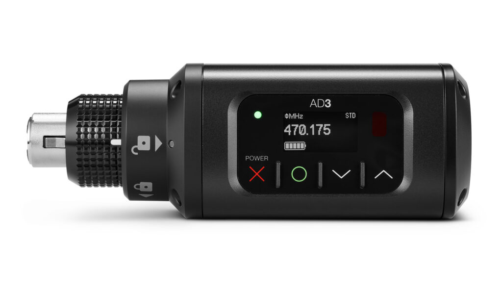 Shure AD3 — беспроводной передатчик для проводных микрофонов