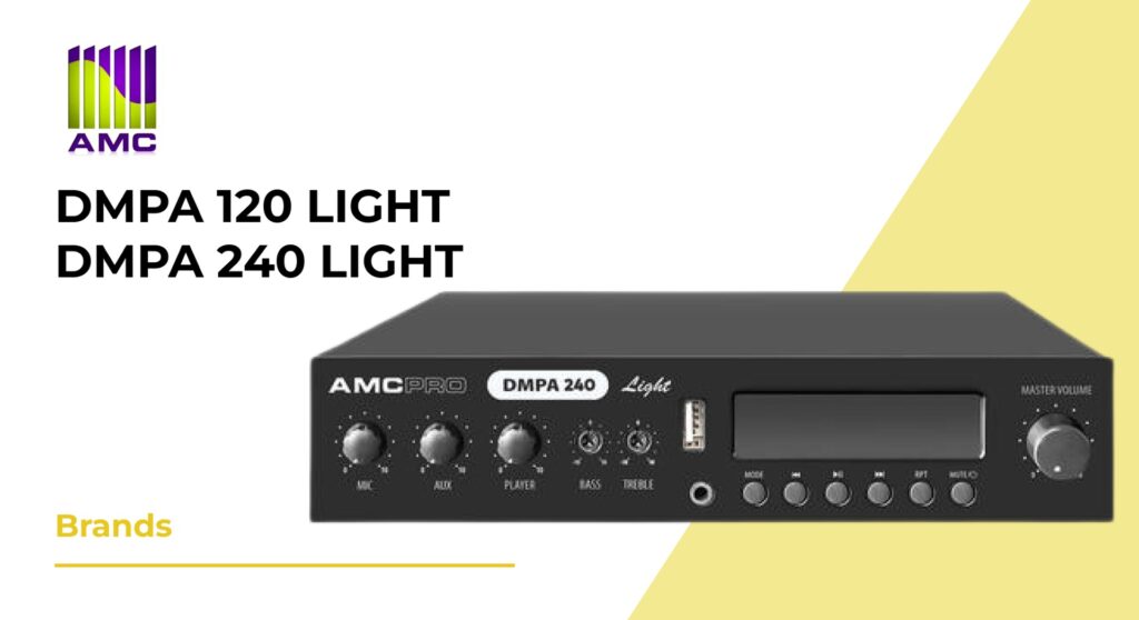 Усилители DMPA120 Light и DMPA240 Light от AMC Baltic