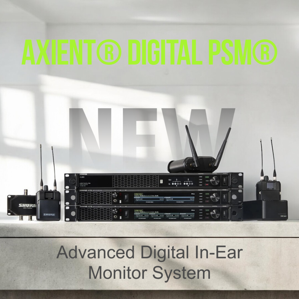 Новая система PSM мониторинга Axient Digital от Shure