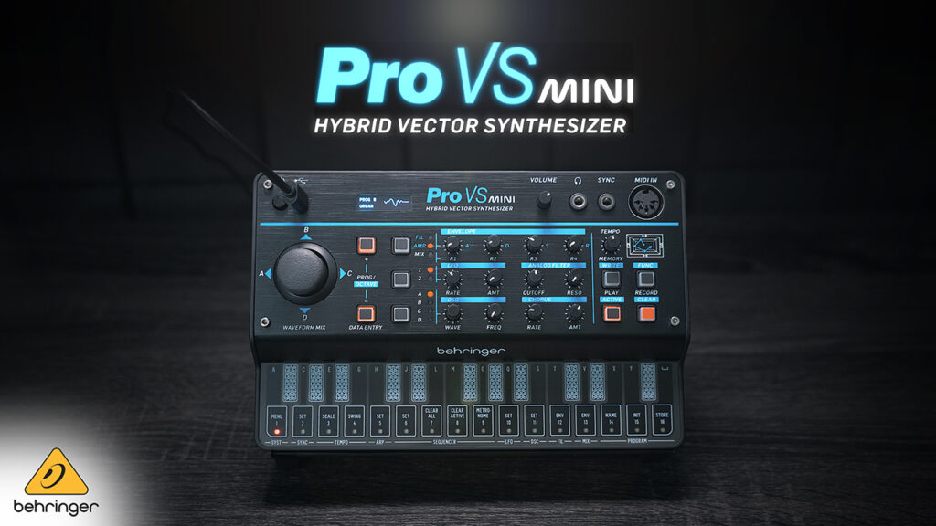 Behringer PRO VS MINI: векторний музичний синтез у кишеньковому форматі