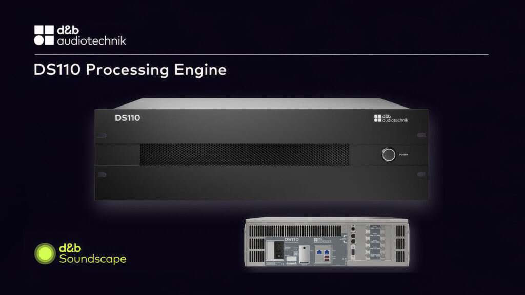 d&b audiotechnik представляє DS110 — новий Soundscape processing engine з підтримкою 96 кГц і розширеним I/O